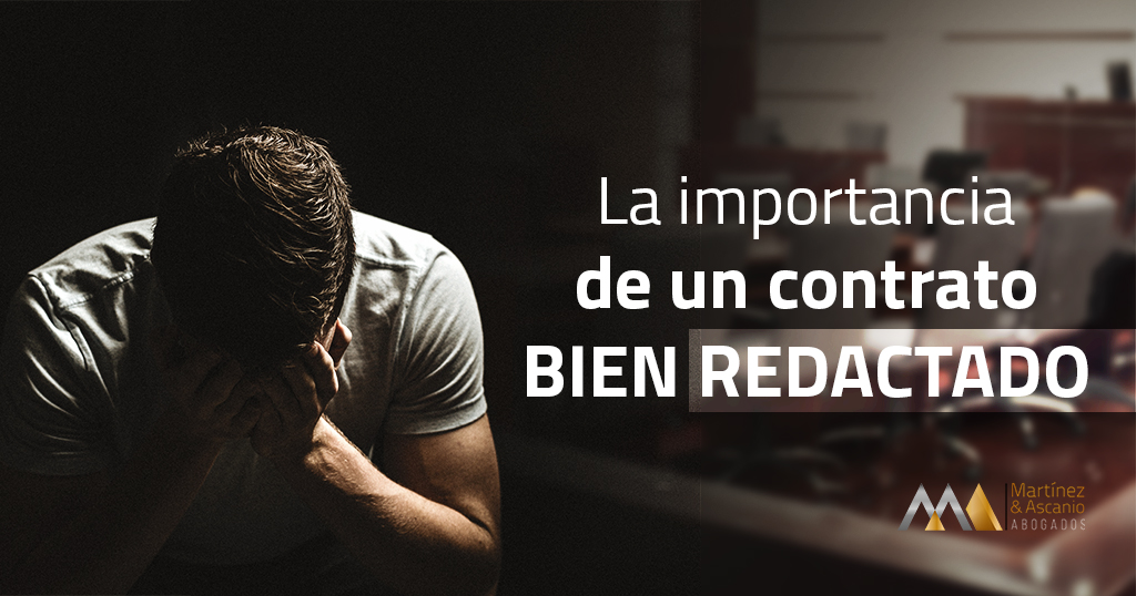 Contrato bien redactado